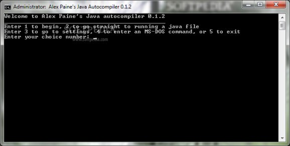 Java autocompiler screenshot