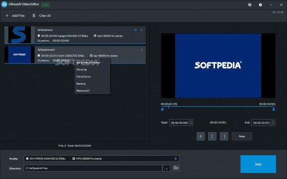 Jihosoft Video Editor screenshot