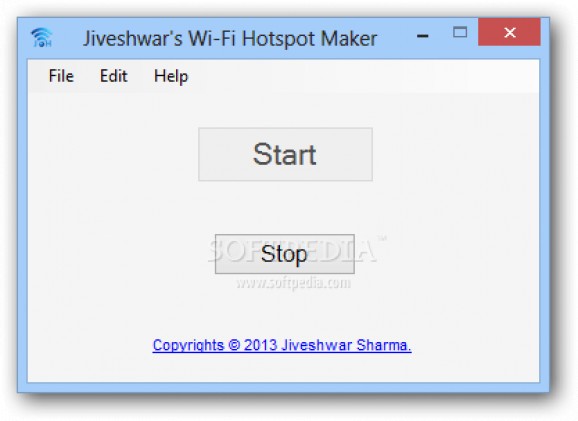 Jiveshwar's Wi-Fi Hotspot Maker screenshot