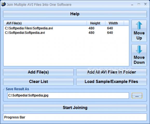 Join Multiple AVI Files Into One Software screenshot