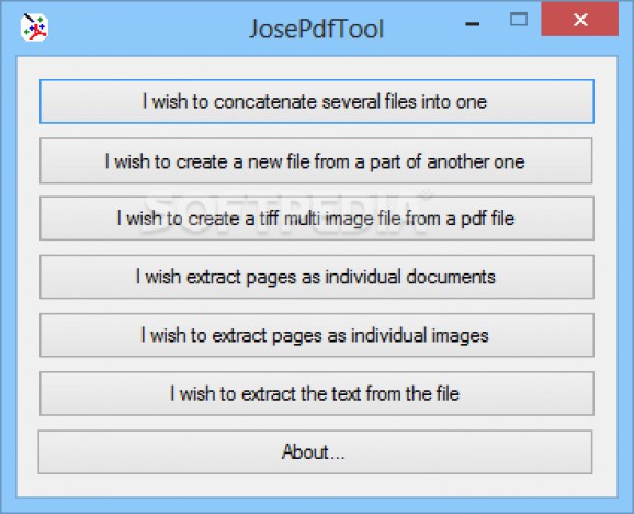 JosePdfTool screenshot