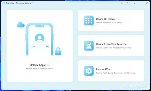Joyoshare iPasscode Unlocker screenshot