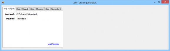 Json proxy generator screenshot
