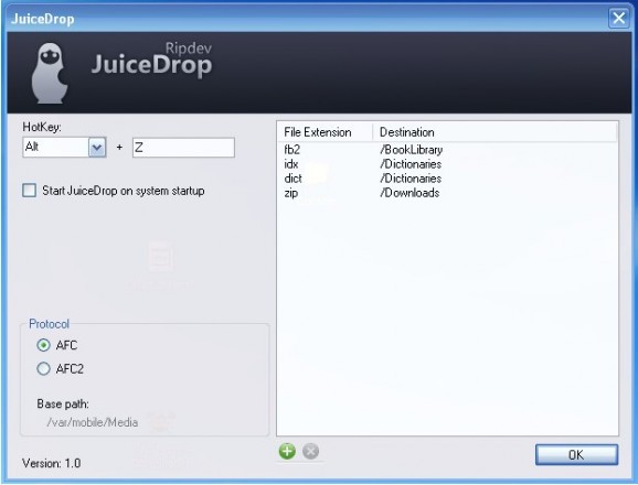 JuiceDrop screenshot