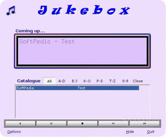 Jukebox screenshot