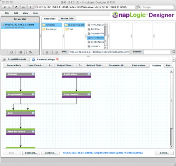 JumpBox for SnapLogic Data Integration screenshot