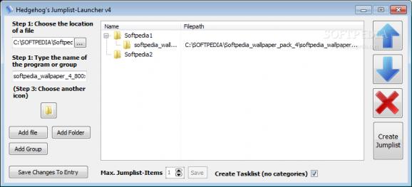 Jumplist-Launcher screenshot