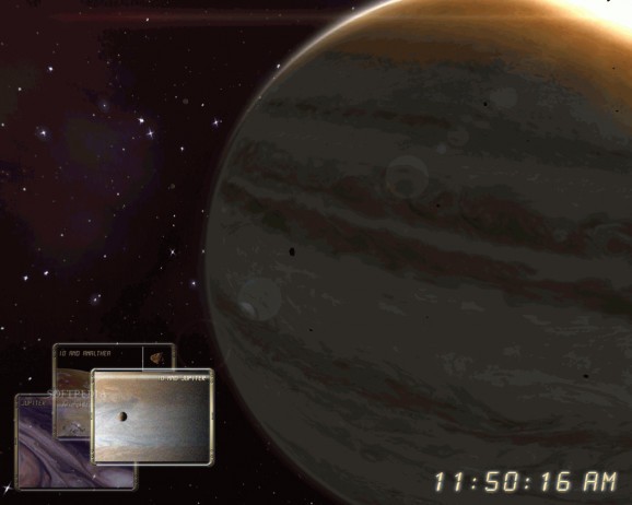 Jupiter 3D Space Screensaver screenshot