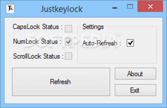Justkeylock screenshot