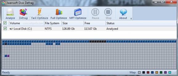 Jwansoft Disk Defrag screenshot