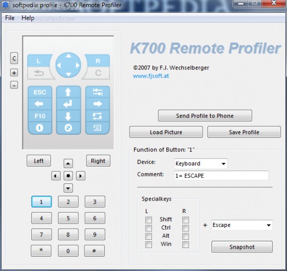 K700 Remote Profiler screenshot