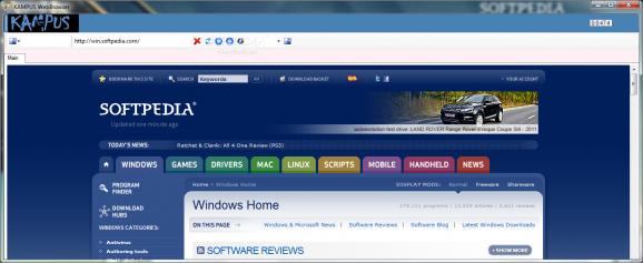 KAMPUS WebBrowser screenshot
