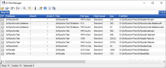 KJ File Manager screenshot