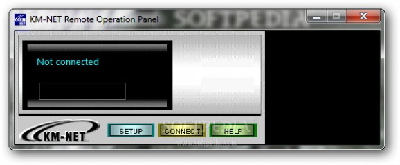 KM-NET Remote Operation Panel screenshot