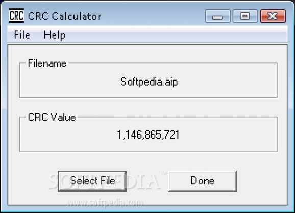 KMR CRC Calculator screenshot