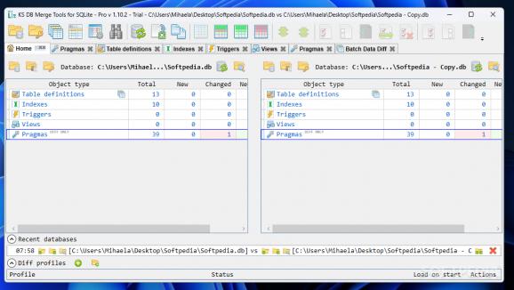 KS DB Merge Tools for SQLite screenshot
