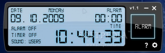 Desktop Alarm Clock screenshot
