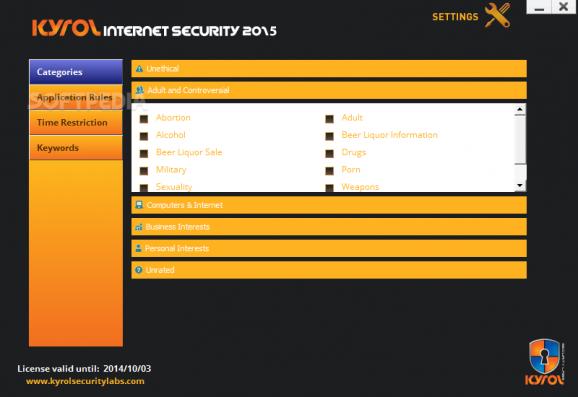KYROL Internet Security screenshot