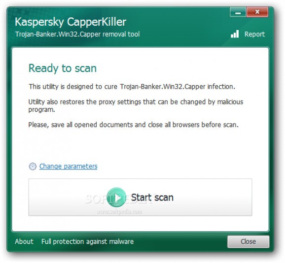 Kaspersky CapperKiller screenshot