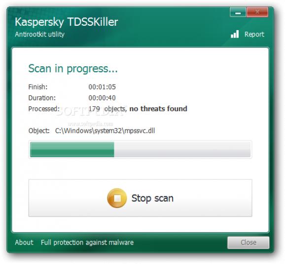 Kaspersky TDSSKiller Portable screenshot