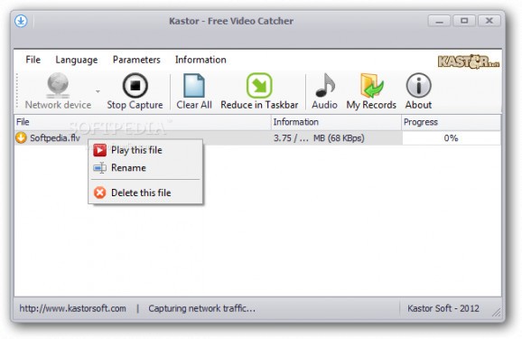 Kastor - Free Video Catcher screenshot