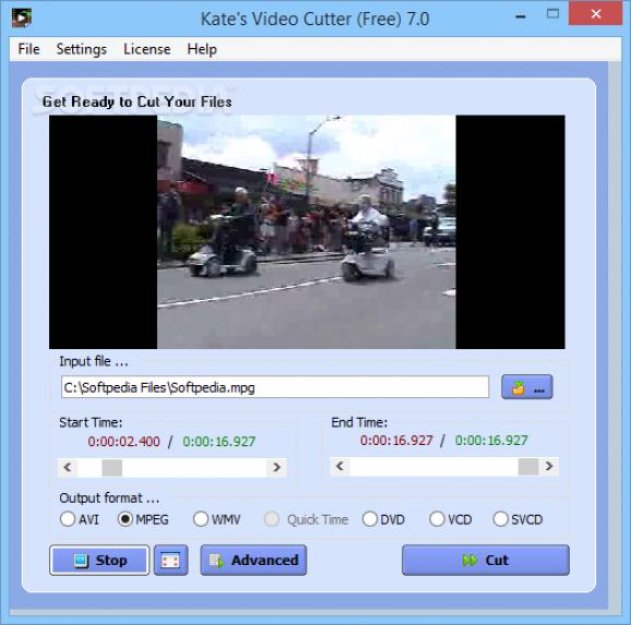Kate's Video Cutter screenshot
