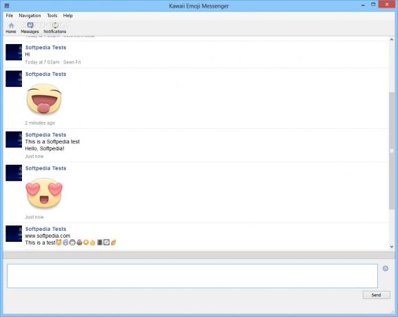 Kawaii Emoji Messenger screenshot