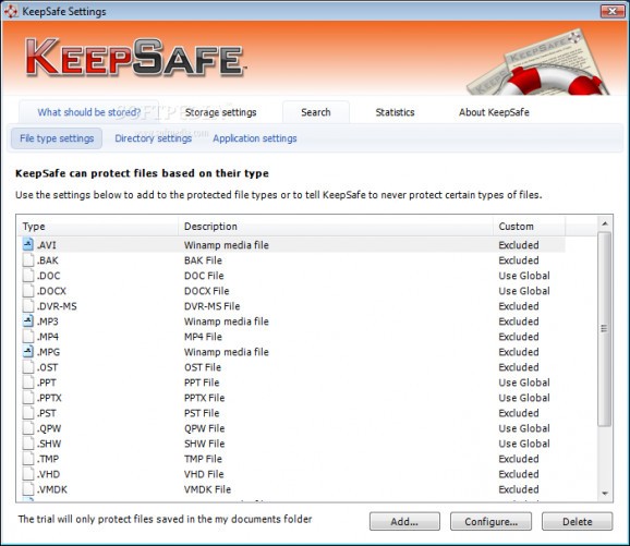 KeepSafe screenshot