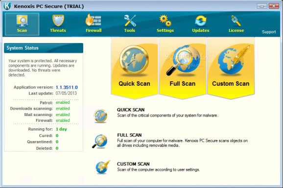 Kenoxis PC Secure screenshot