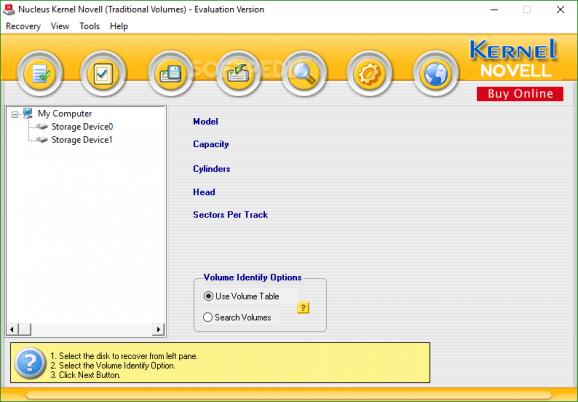 Kernel for Novell screenshot