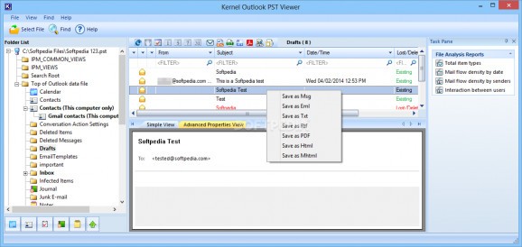 Kernel Outlook PST Viewer screenshot