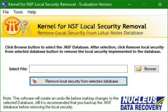 Kernel for NSF Local Security Removal screenshot