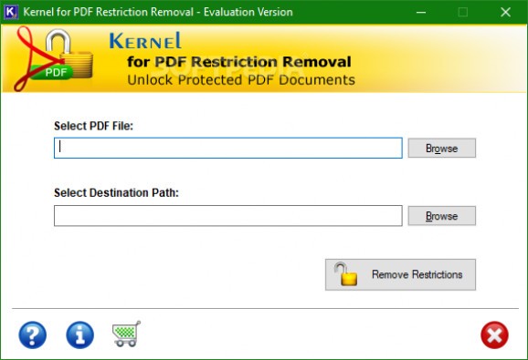 Kernel for PDF Restriction Removal screenshot