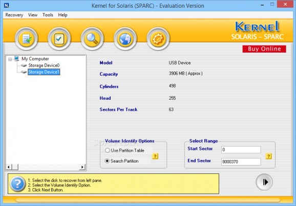 Kernel for Solaris (SPARC) screenshot