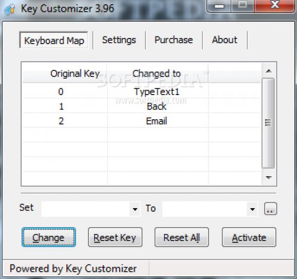 Key Customizer screenshot