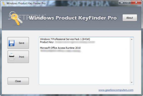 Windows Key Finder Pro screenshot