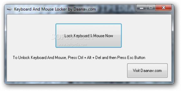 Keyboard And Mouse Locker screenshot