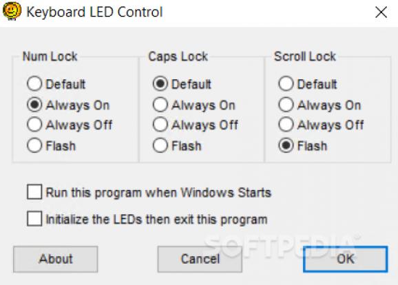 Keyboard LED Control screenshot