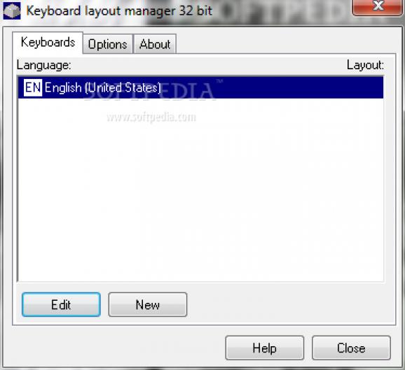 Keyboard Layout Manager screenshot