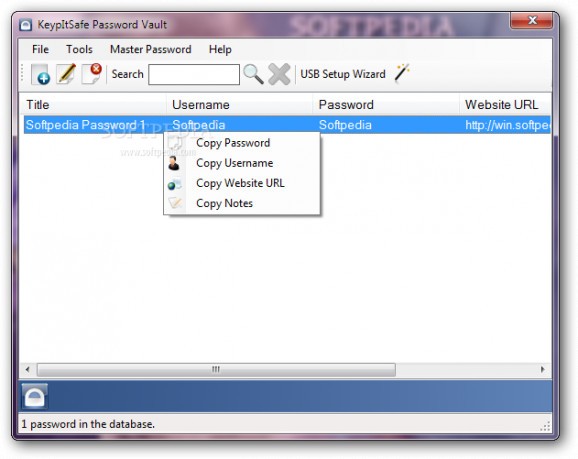 KeypItSafe Password Vault screenshot