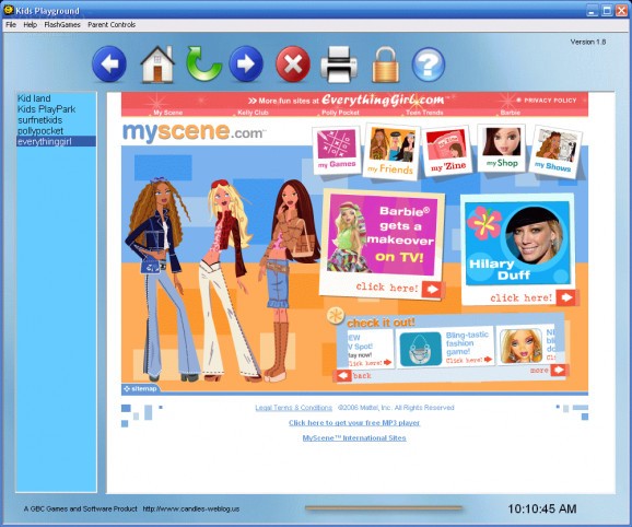 Kids Playground Web Browser screenshot