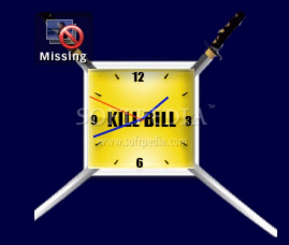 Kill Bill Clock screenshot