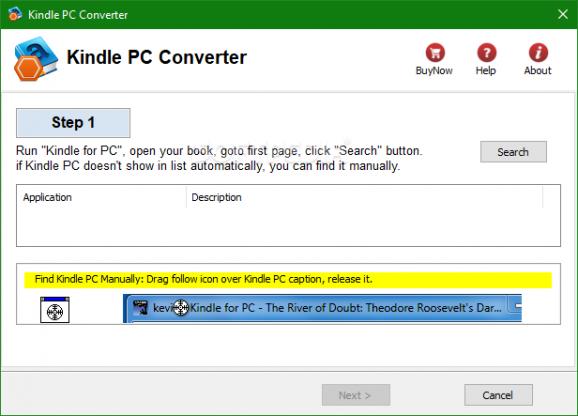 Kindle PC Converter screenshot
