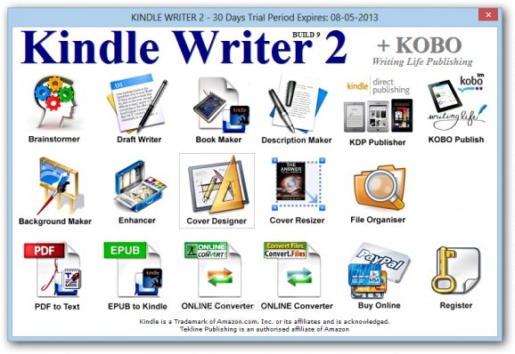 Kindle Writer screenshot
