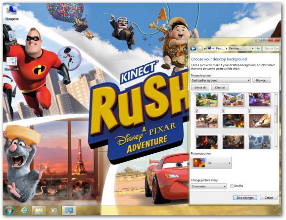 Kinect Rush: A Disney•Pixar Adventure Theme screenshot