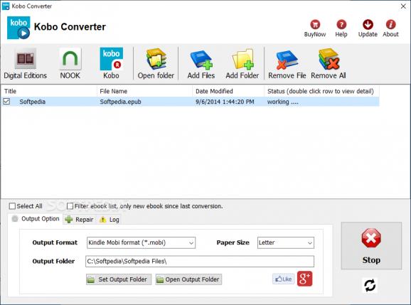 Kobo Converter screenshot