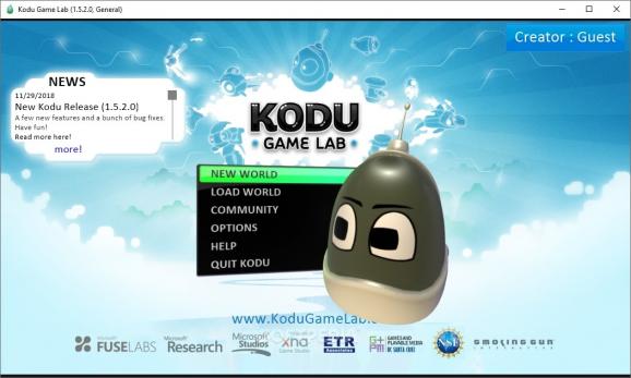 Kodu Game Lab screenshot