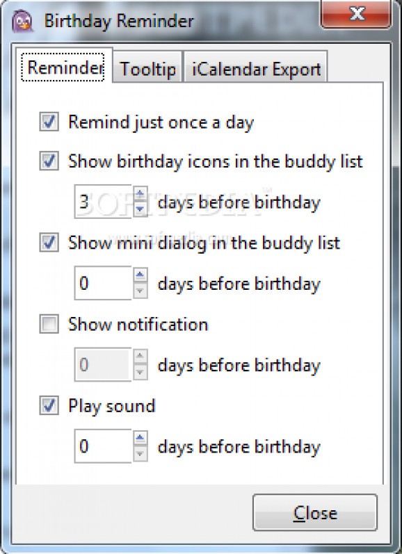 Birthday Reminder screenshot