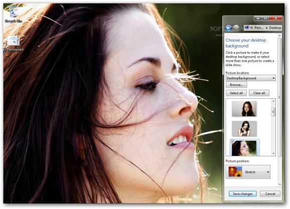Kristen Stewart Windows 7 Theme screenshot