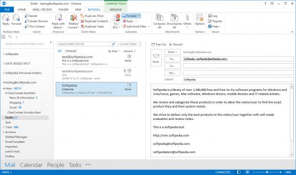 Kutools for Outlook screenshot